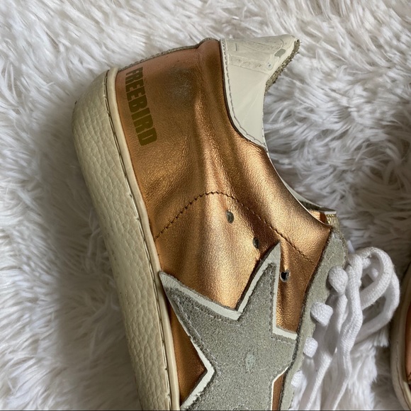 Free Bird copper star distressed sneakers 6 - Picture 2 of 8